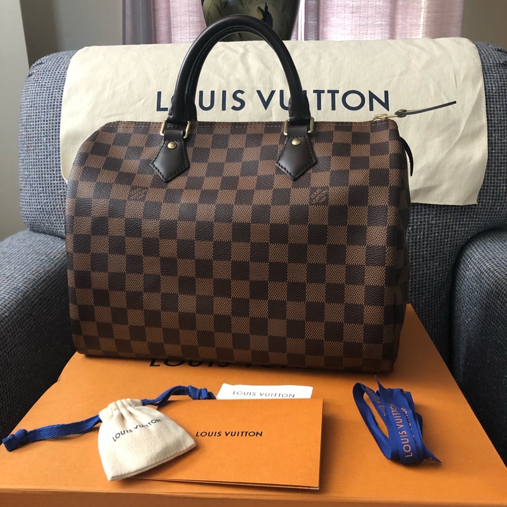 Louis Vuitton Speedy 30 Damier Eben